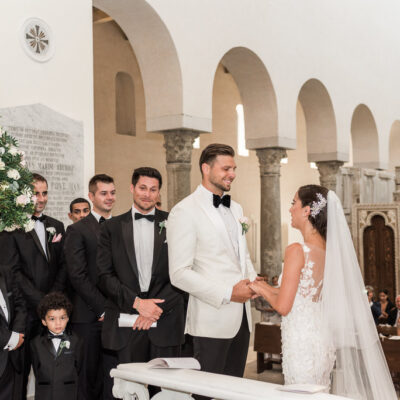 exclusive ravello catholic wedding