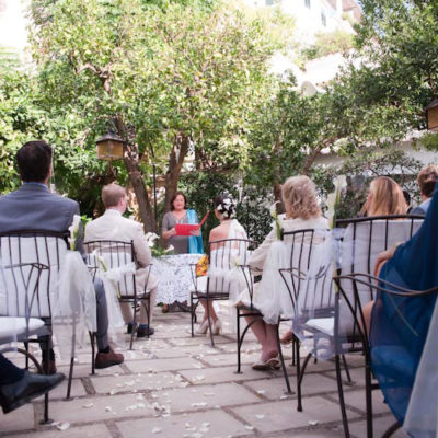 Symbolic wedding in Positano