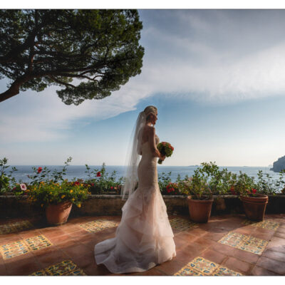 Positano bride Italy