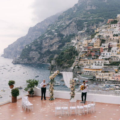 Symbolic wedding in Positano