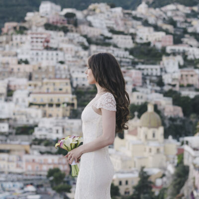 Positano bride italy