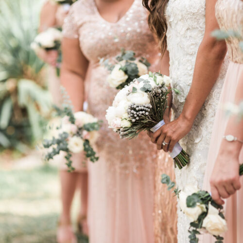 light pink wedding in ravello