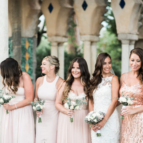 light pink wedding villa cimbrone