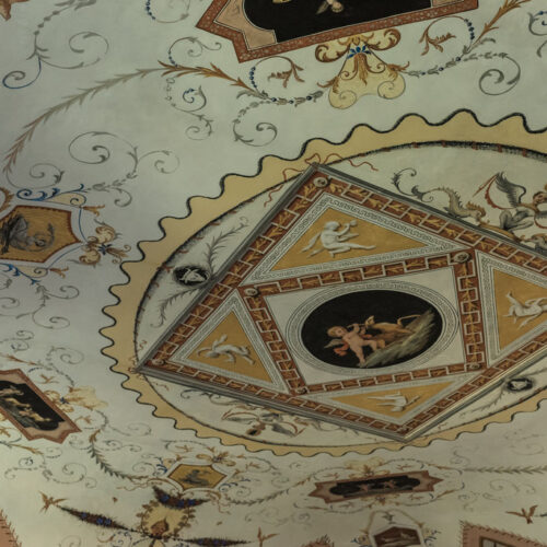 ceiling bridal suite villa cimbrone