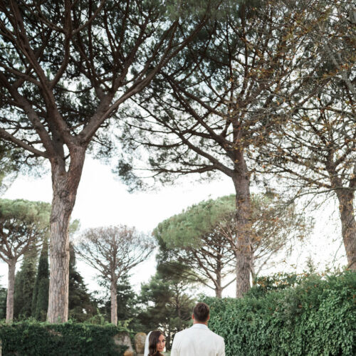destination wedding in villa cimbrone gardens