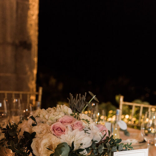 floral centerpiece villa cimbrone