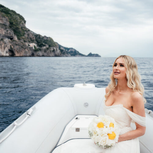 boat wedding on the amalfi coast