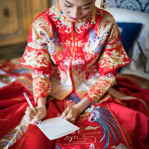 chinese wedding in villa cimbrone