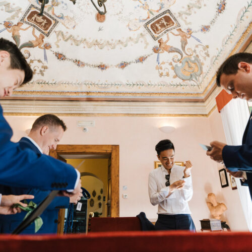 chinese groom in italy