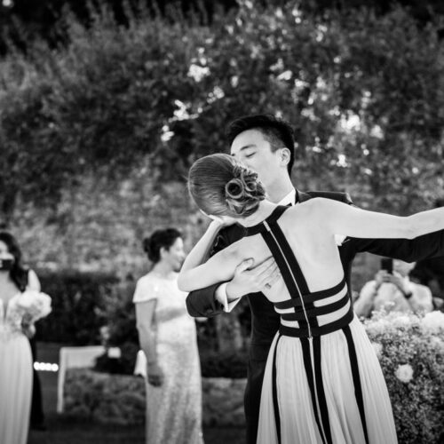 first dance wedding in villa cimbrone