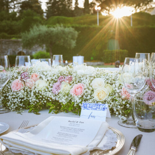 luxury wedding in villa cimbrone