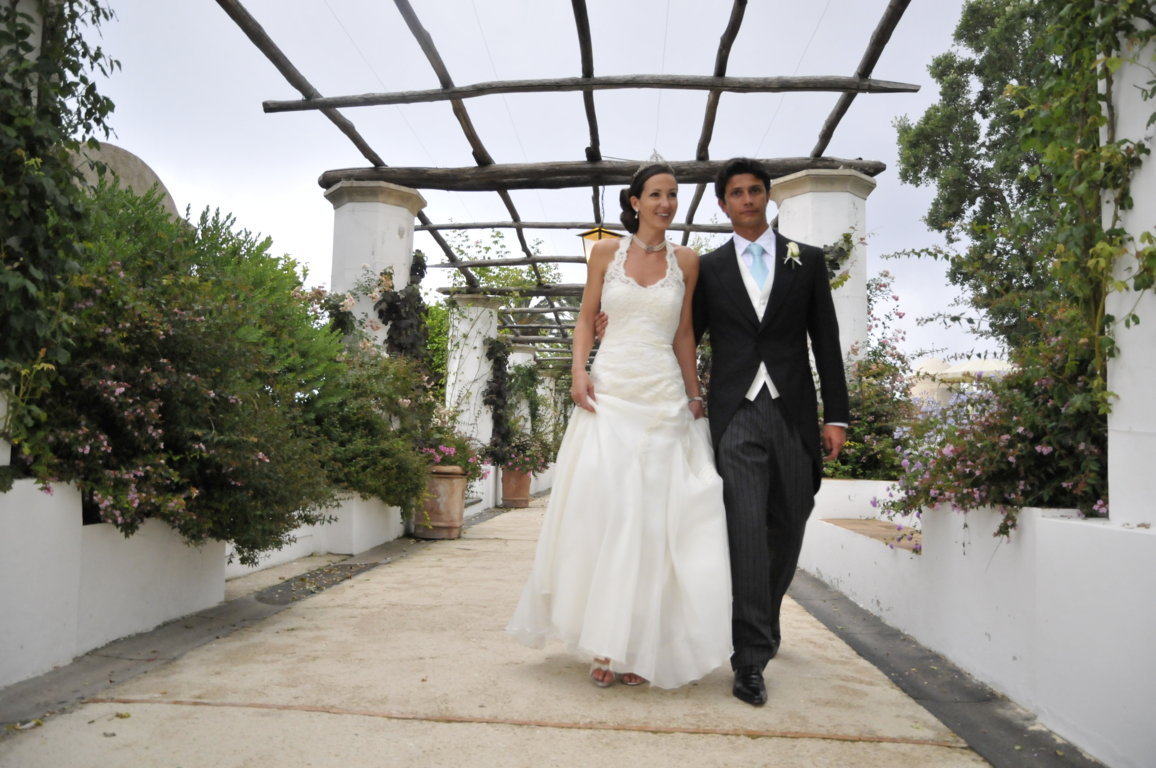 luxury wedding at Belmond caruso