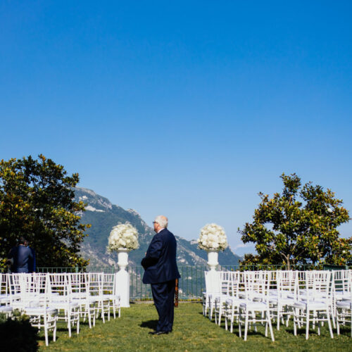 civil wedding in ravello principessa gardens