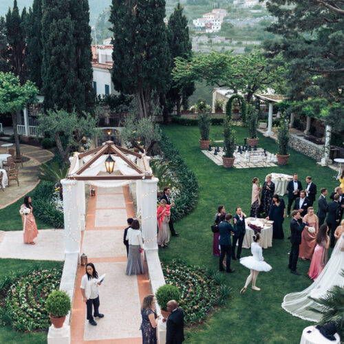 exclusive wedding in villa eva