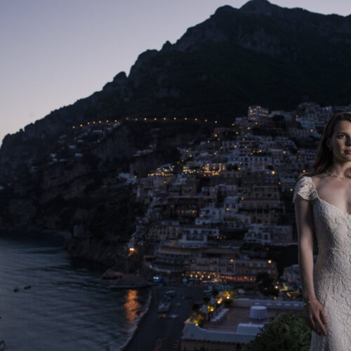 highlight positano wedding