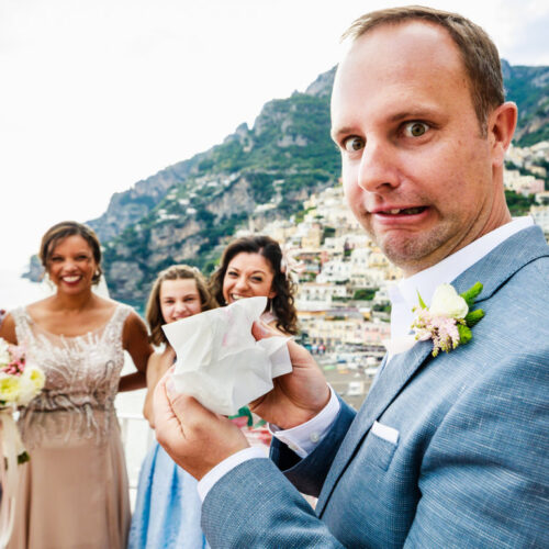 destination wedding in positano