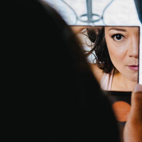 bride getting ready