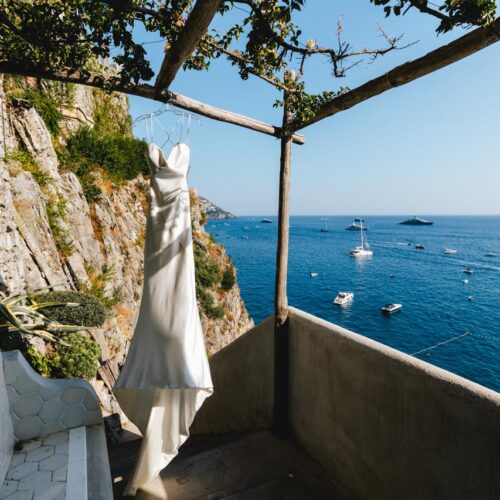 Positano wedding dress