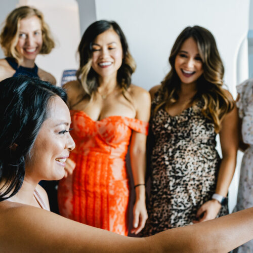 bride getting ready