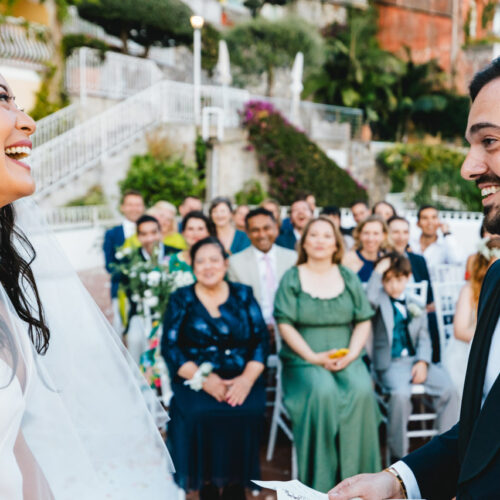 destination wedding in positano