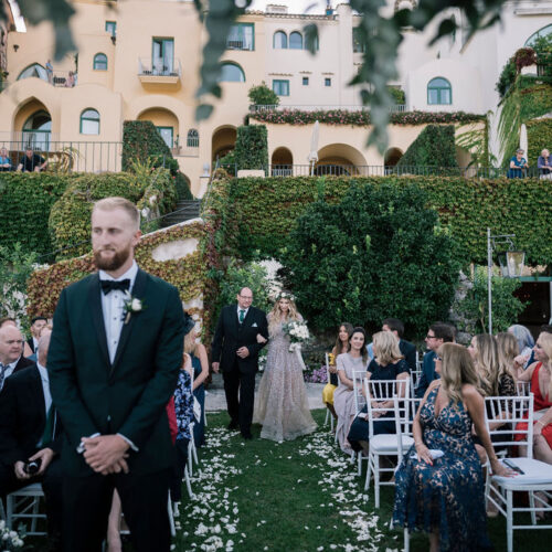 symbolic wedding at hotel belmond caruso