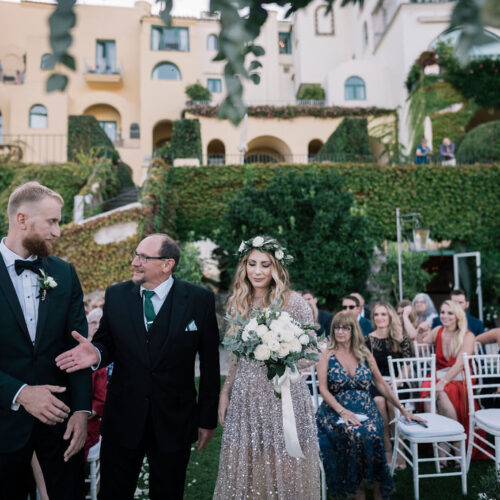 symbolic wedding at hotel belmond caruso